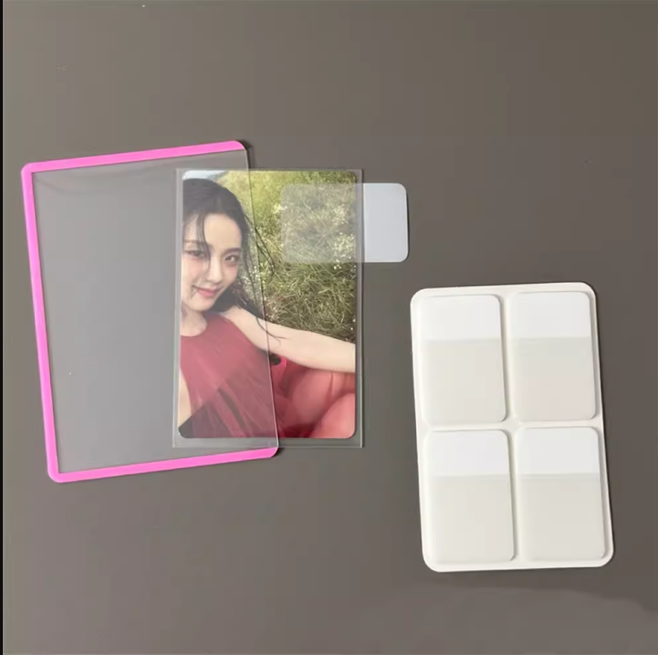 muji无印风小卡膜硬卡套索引贴ins出小卡谷子打包材料标签便利贴