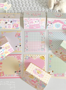 卡通方形卡头卡背套装出小卡谷子打包材料谷美饰品烘焙包装opp袋