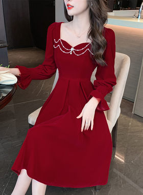 敬酒服回门订婚酒红色新娘