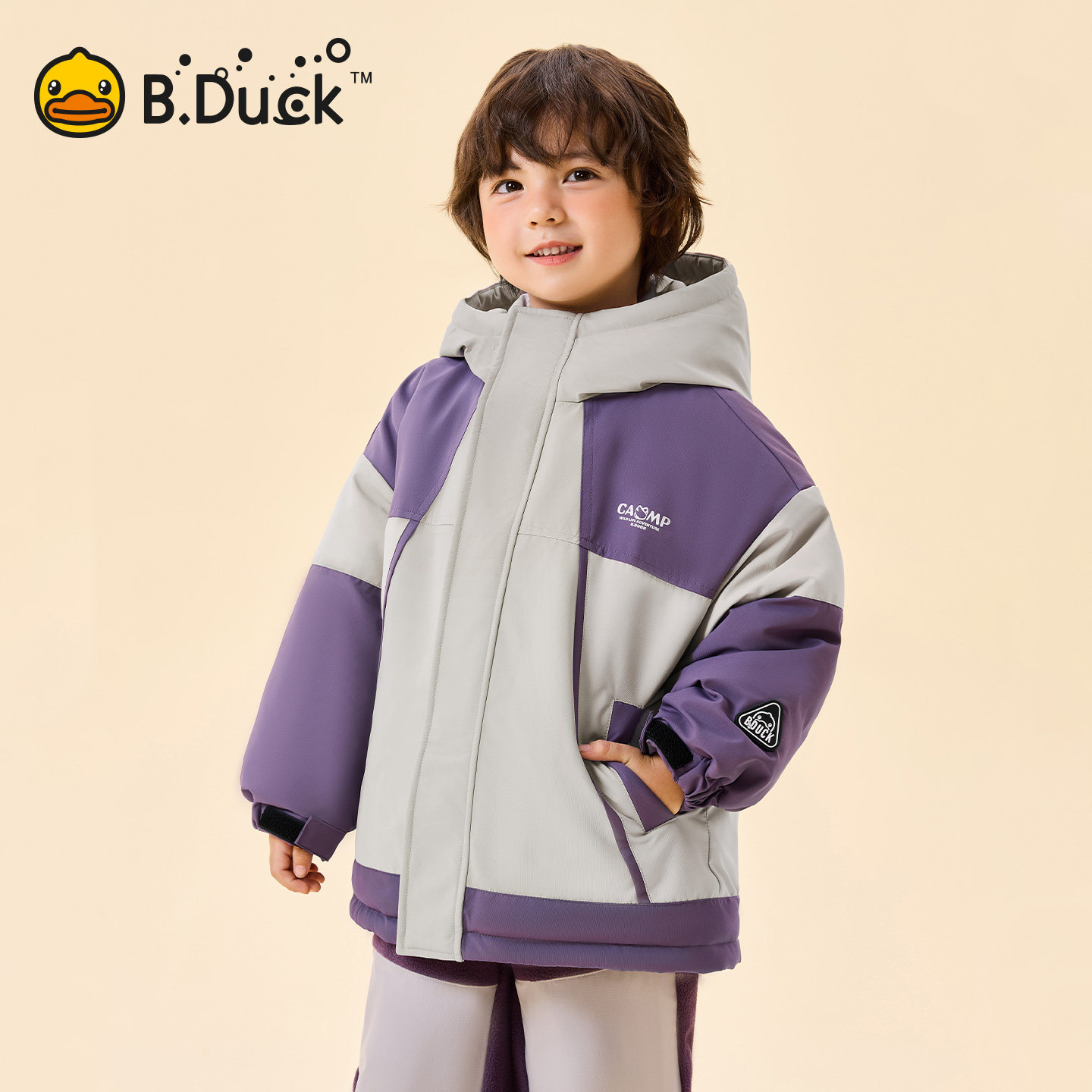 B.Duck小黄鸭童装冬季棉服105-150 BF5633021图片