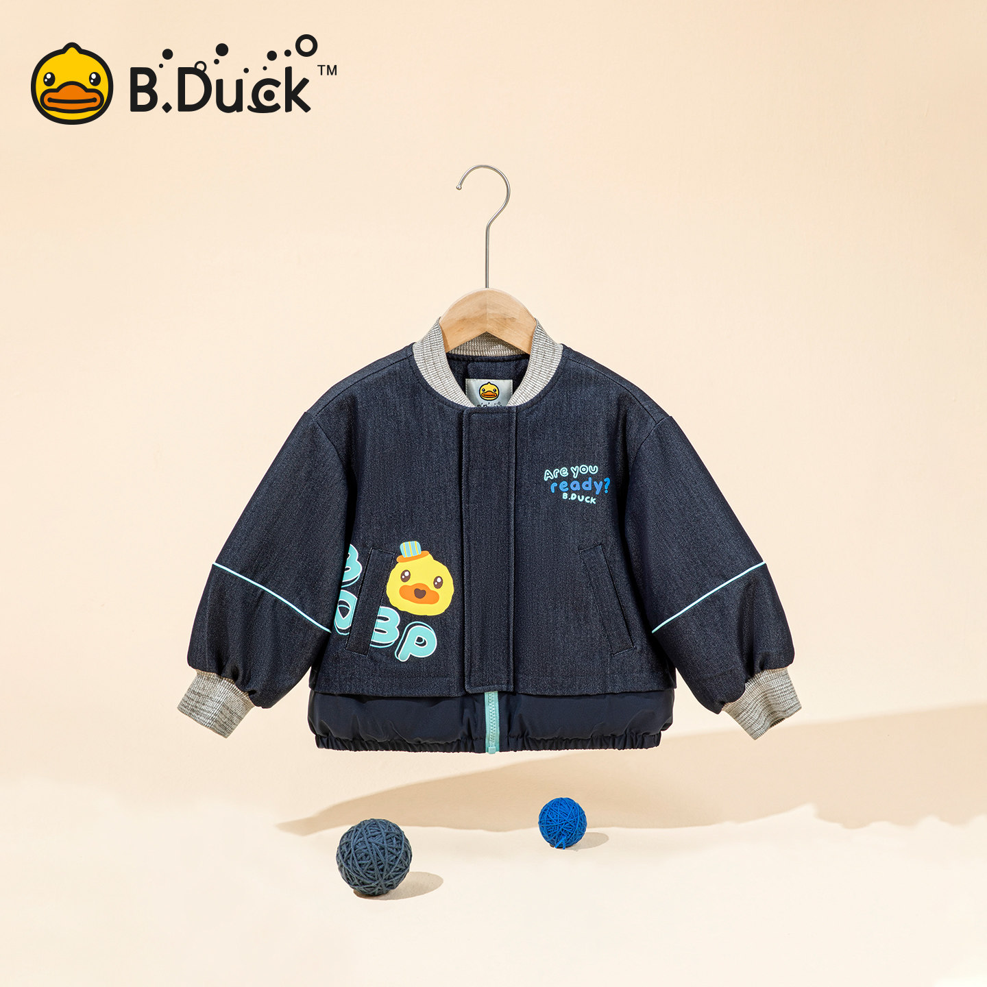 B.Duck小黄鸭童装冬季休闲外套105-130 BF5633902图片