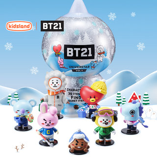 BT21冬季系列盲盒公仔模型手办玩具玩偶防弹少年团周边礼物摆件