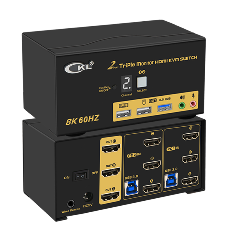 CKL数码显示8k60hz多种切换方式