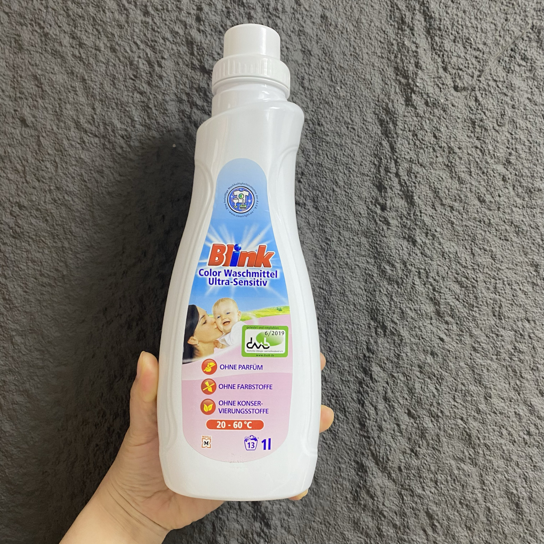 来自德国~巨大瓶1000ml/婴幼儿亢敏洗衣液