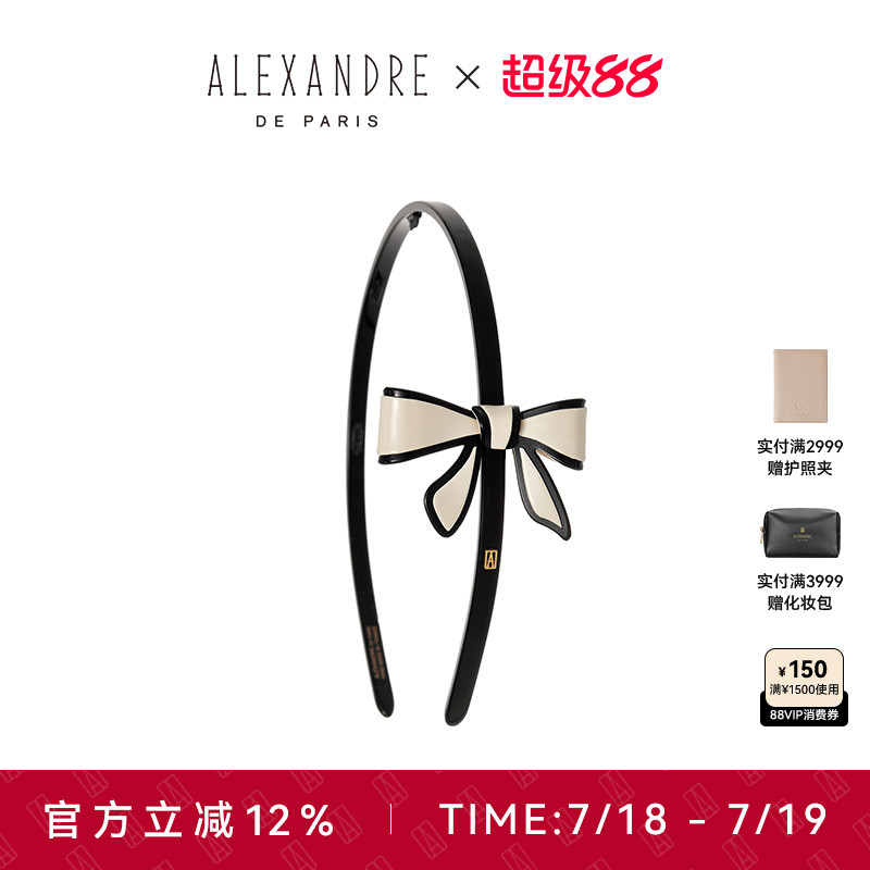 明星同款蝴蝶结发箍优雅