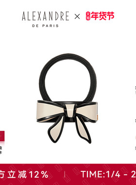 【新年礼物】ALEXANDRE DE PARIS巴黎亚历山大戴安娜蝴蝶结发圈