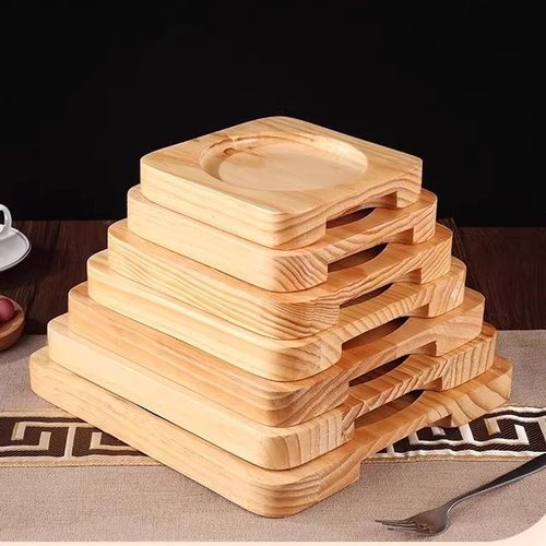 石锅垫砂锅煲仔饭餐桌隔热木垫防烫垫碗家用菜盘垫铁板木板垫