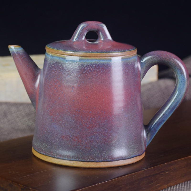 河南大师纯手工高温健康瓷器茶壶