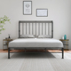 老匠床 现代简约轻奢铁艺床 双人床1.8米单人铁架床1.5米加厚加固
