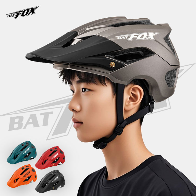 美国BATFOX自行车公路车山地车越野单车记录仪男女骑行装备头盔