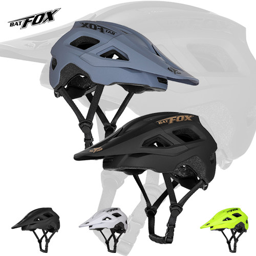 BATFOX骑行头盔自行车头盔男公路车山地车单车半盔一体成型装备