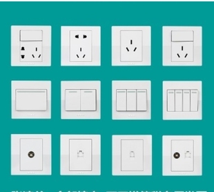 西门子开关插座悦动雅白五孔一开单控二开三开双控电视电脑电话86