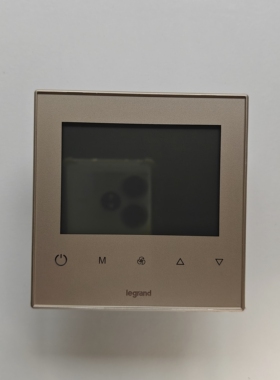 罗格朗K8米兰金(特单)电地暖温控器2A 220V K8/WKQ-DN-C2