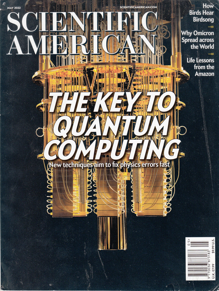 科学美国人2022年5月包邮