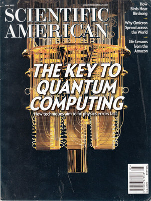 科学美国人2022年5月包邮