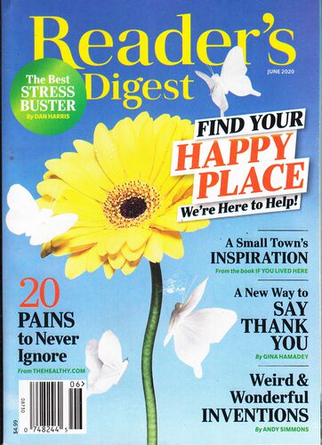区域包邮 Reader's Digest 美国版读者文摘杂志 2020年6月刊 英文英语期刊