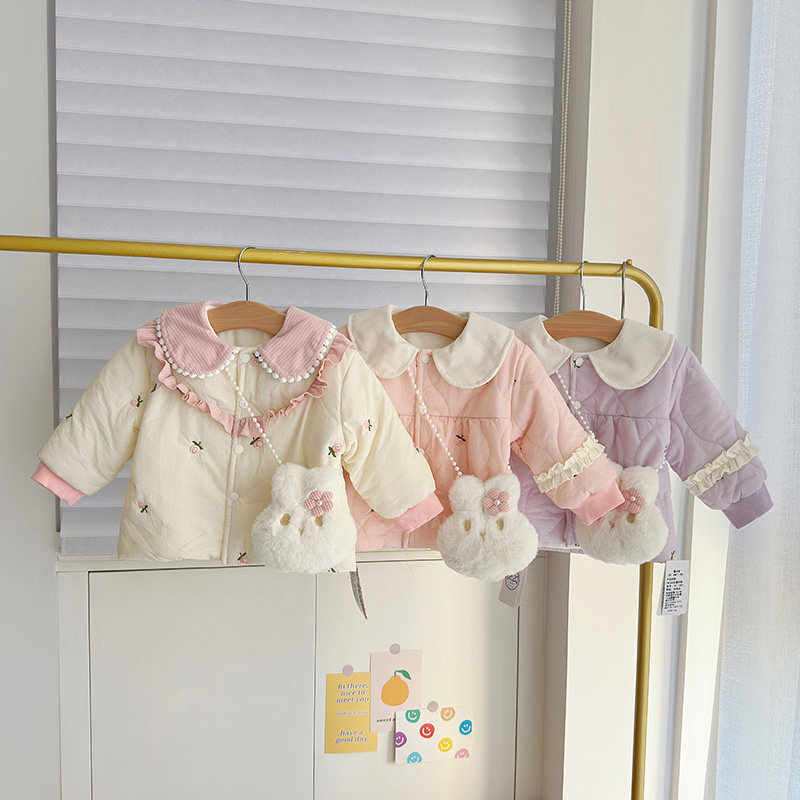 儿童加绒外套上衣女宝宝中小童加厚棉袄婴儿秋冬装0-5岁保暖外穿,童装/婴儿装/亲子装,棉袄/棉服,淘宝优惠券,粉丝福利购,淘宝优惠卷