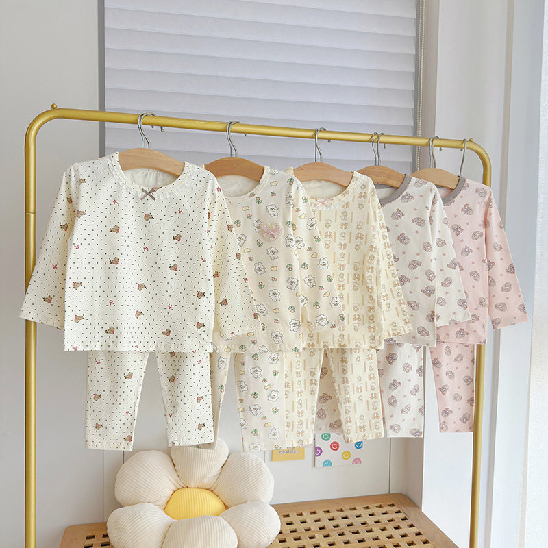 女童低腰套装纯棉秋季内衣秋裤两件套儿童宝宝春秋装外穿秋衣睡裤,童装/婴儿装/亲子装,内衣套装,淘宝优惠券,粉丝福利购,淘宝优惠卷