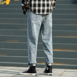 2023新款男士牛仔裤韩版潮流直筒宽松休闲裤B416-K332-P55，男装牛仔裤，电商A063