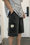 2023夏季工装小邹菊宽松短裤货号DK98P40，男装牛仔裤，电商A063
