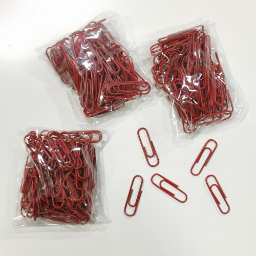 结婚用品红色回形针粘钱用红色曲别针女方陪嫁压箱钱配件婚庆材料