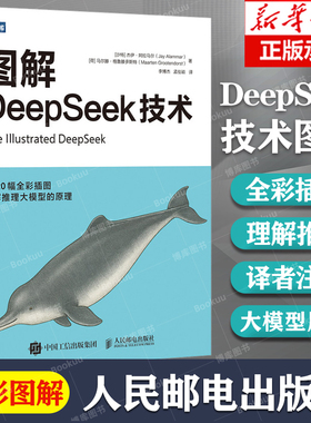 图解DeepSeek技术 deepseek教程DeepSeek项目原理开发大模型应用开发agent智能体RAG 人民邮电出版社DeepSeek大模型开发原理教程书
