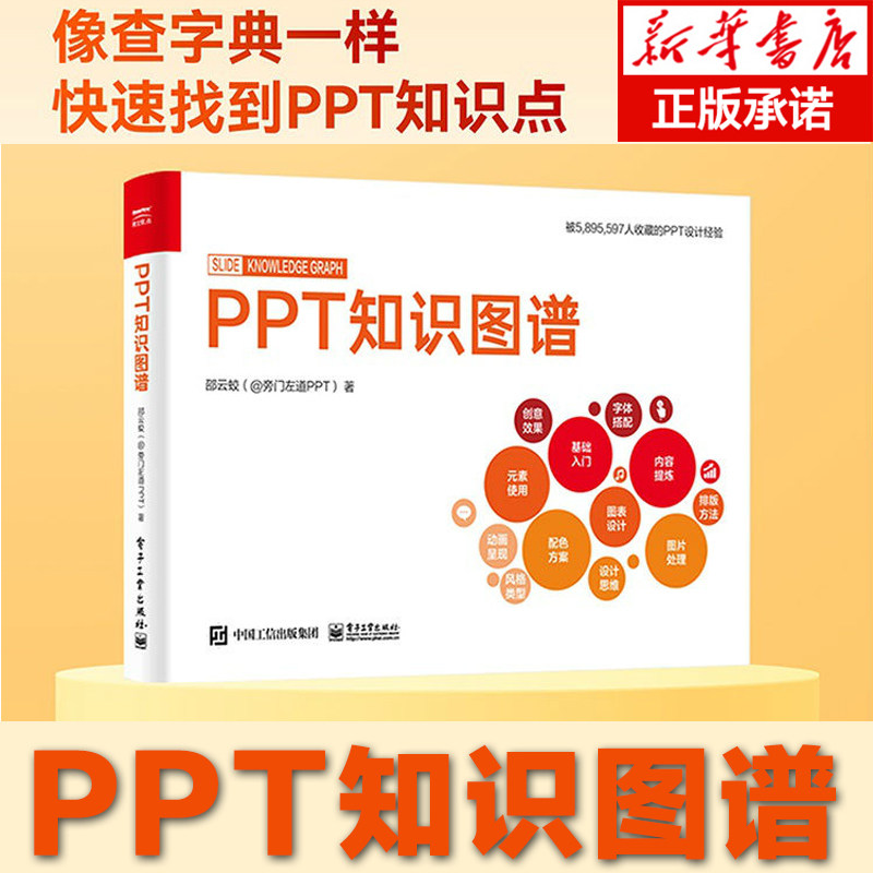正版书籍 ppt知识图谱(全彩)邵云蛟 ppt设计制作基础知识图片处理 ppt