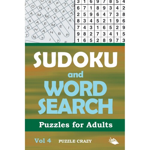 Sudoku and Word Search Puzzles for Adults Vol 4:  博库网