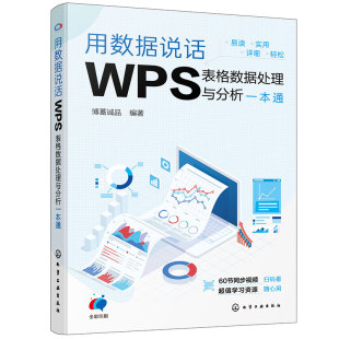 用数据说话：WPS表格数据处理与分析一本通 博库网 WPS表格功能应用技巧数据透视表可视化图表应用