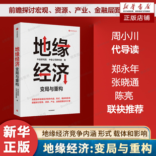 地缘经济 剖析地缘经济竞争内涵、形式、载体和影响 中金研究院 著 前瞻探讨宏观、资源、产业、金融层面应对之策 世界浪潮