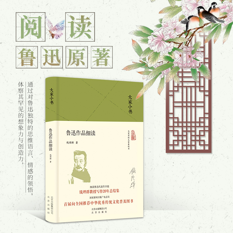 现货速发 大家小书 鲁迅作品细读（精装）钱理群 中国当代随笔文学理论与批评文学 细读鲁迅代表作33篇 钱理群写作20年总结集 书籍/杂志/报纸 文学其它 原图主图