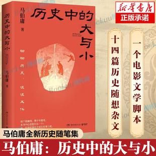 历史中的大与小 马伯庸作品2026新书 桃花源没事儿食南之徒太白金星有点烦长安的荔枝显微镜下的大明长安十二时辰凤起陇西