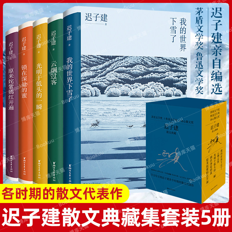 官方正版】礼盒装 迟子建散文典藏集套装5册茅盾文学奖得主迟子建散文自选集我的世界下雪了原来姹紫嫣红开遍冰心初高中阅读书籍怎么样,好用不?