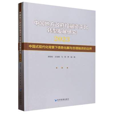 中国地方政府投融资平台转型发展研究2023 博库网