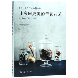 正版 让房间更美的干花花艺 干花装饰方法 干花造型设计 制作技法诀窍 装饰屋子家干花花艺教程设计书籍 花材运用与配色教程书籍