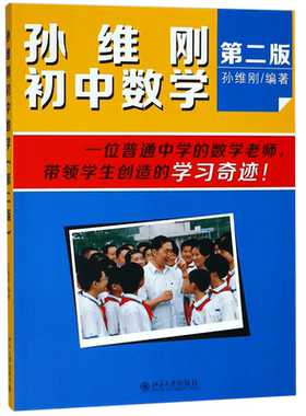 孙维刚初中数学(第二版) 七八九年级教辅 数学的基本解题思路北京大学出版孙维刚 初中通用数学 数学教材中学教辅思维训练789
