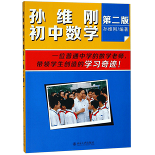 孙维刚初中数学(第二版) 七八九年级教辅 数学的基本解题思路北京大学出版孙维刚 初中通用数学 数学教材中学教辅思维训练789