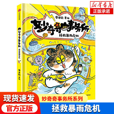 妙奇奇事务所：拯救暴雨危机  精装桥梁书5-8岁阅读儿童绘本图画书籍 写给孩子的社交说明书 游戏课外故事读物 中信出版社 博库网