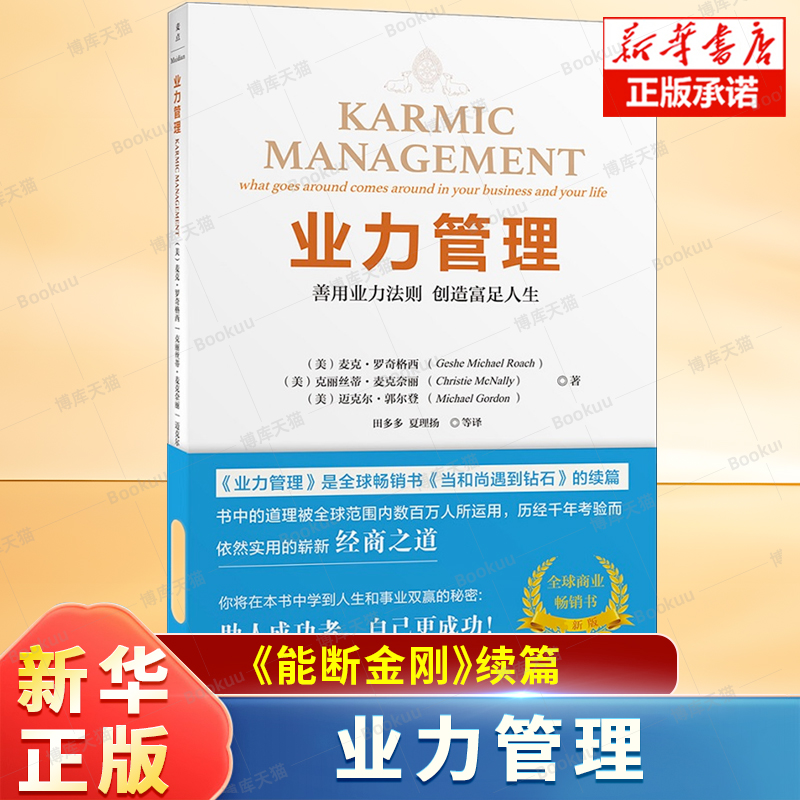 业力管理(善用业力法则创造富足人生)《能断金刚》又译作《当和尚遇到钻石》的续篇 麦克·罗奇 著 业力管理学书籍