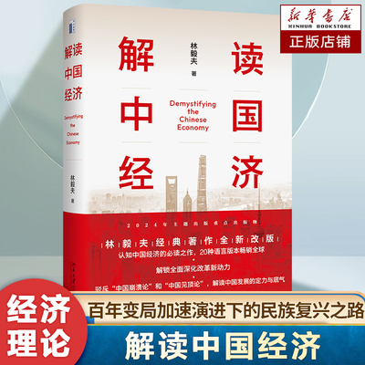 解读中国经济：百年变局加速演进下的民族复兴之路 林毅夫 著  回顾中国在改革和发展过程中取得的各项成就 经济理论学书籍