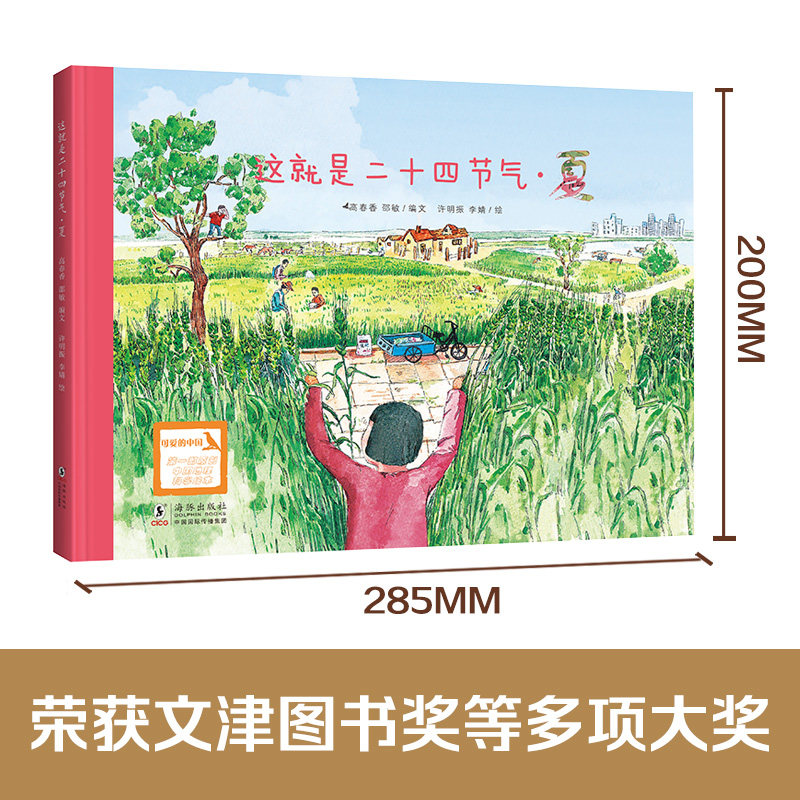 这就是二十四节气:夏 高春香编精装硬壳绘本夏天故事书大自然变化科普书籍小学生一二年级课外书必读2022暑假期百班千人推 荐正版