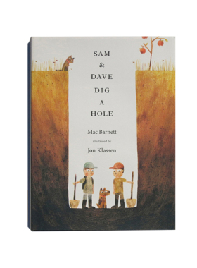 Sam and Dave Dig a Hole 山姆和大卫去挖洞 英文原版图书 2015年凯迪克奖获奖绘本图画书0-3-6-9岁儿童故事读物英语早教启蒙