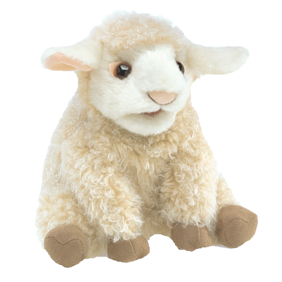 仿真羊手偶毛绒玩具folkmanis