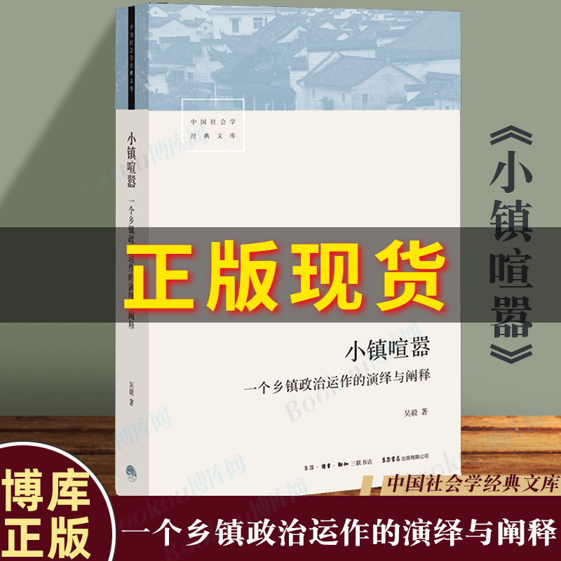 小镇喧嚣 一个乡镇政治运作的演绎与阐释 吴毅 著 中国社会学经典