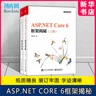 上下册 6框架揭秘 Core应用承载流程 NET 6框架书 ASP.NET Core跨平台编程入门教程书籍 Core