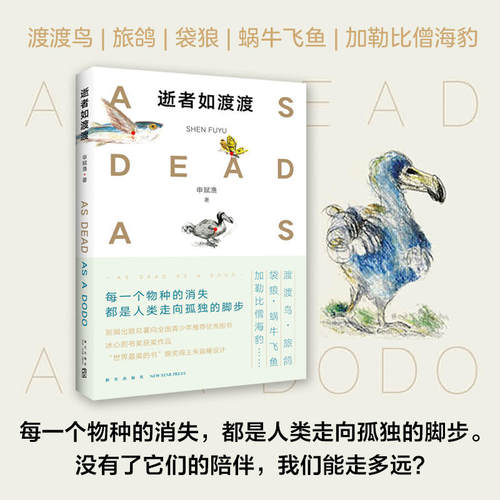 逝者如渡渡 申赋渔 著  新闻出版总署推 荐图书 冰心奖 朱赢椿设计 动物保护读物 小学四五六年级课外阅读 7-10-12-14周岁