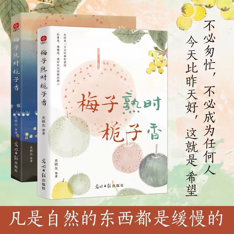梅子熟时栀子香:史铁生、季羡林、汪曾祺等文学大家全新四时节令主题散文精品集, 央视、《人民日报》推崇的生活理念,了解传统