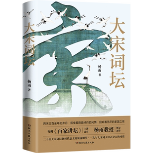大宋词坛 百家讲坛中国诗词大会杨雨新作 苏轼欧阳修晏殊李煜柳永等二十名宋代有名词人中国古典文学诗歌畅销书新华正版书籍
