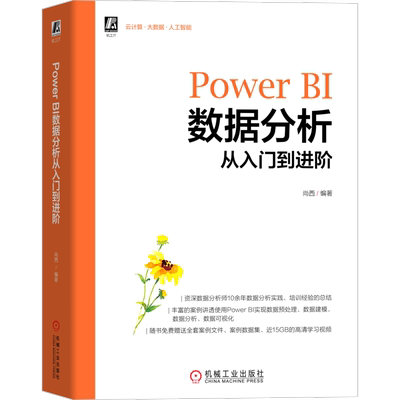 Power BI数据分析从入门到进阶 尚西 数据分析 数据预处理 数据可视化 Power BI 15GB高清学习视频 博库网