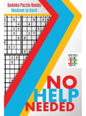 No Help Needed | Sudoku Puzzle Books Medium to Hard 博库网